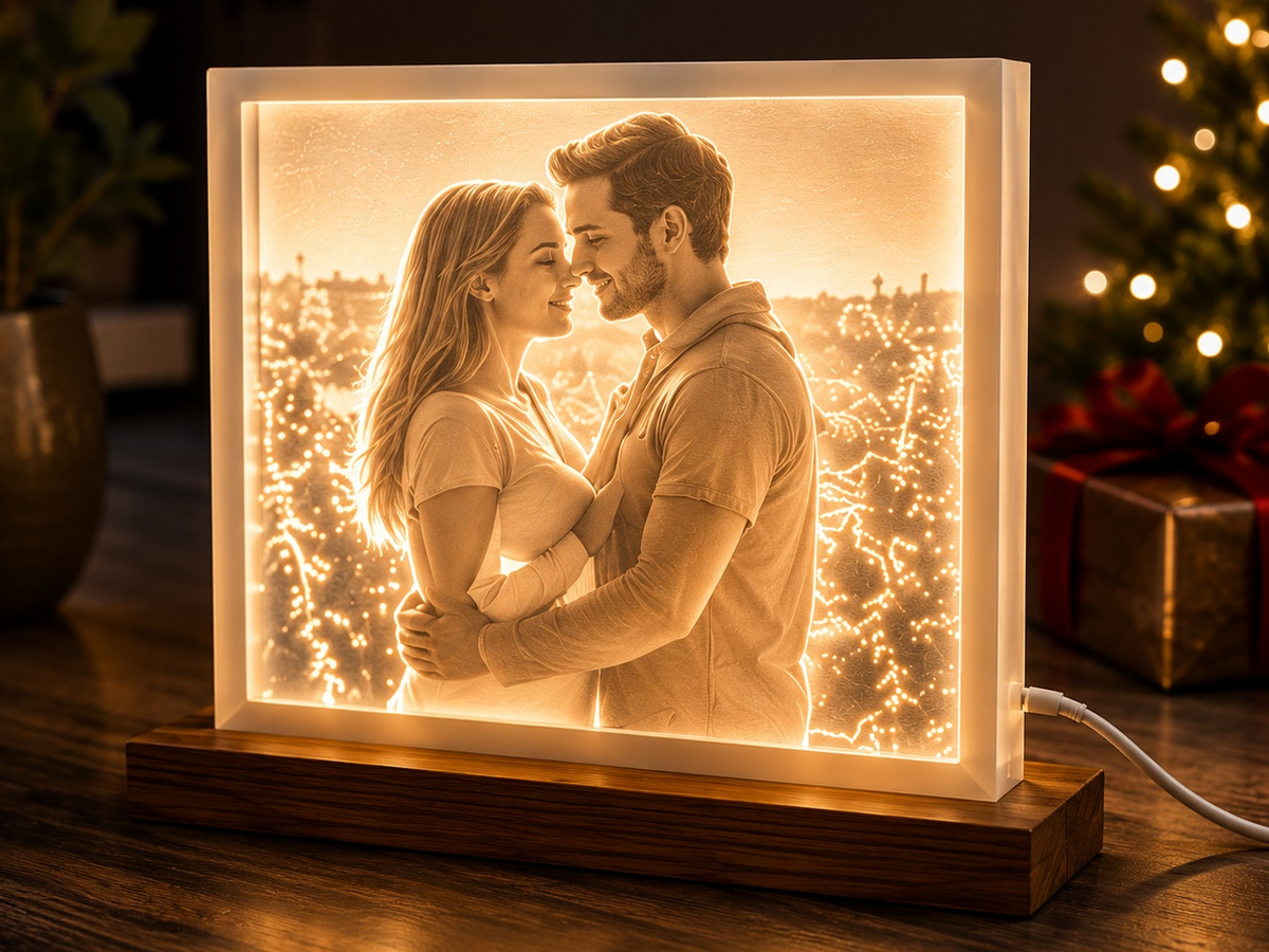 Litofanía con base LED