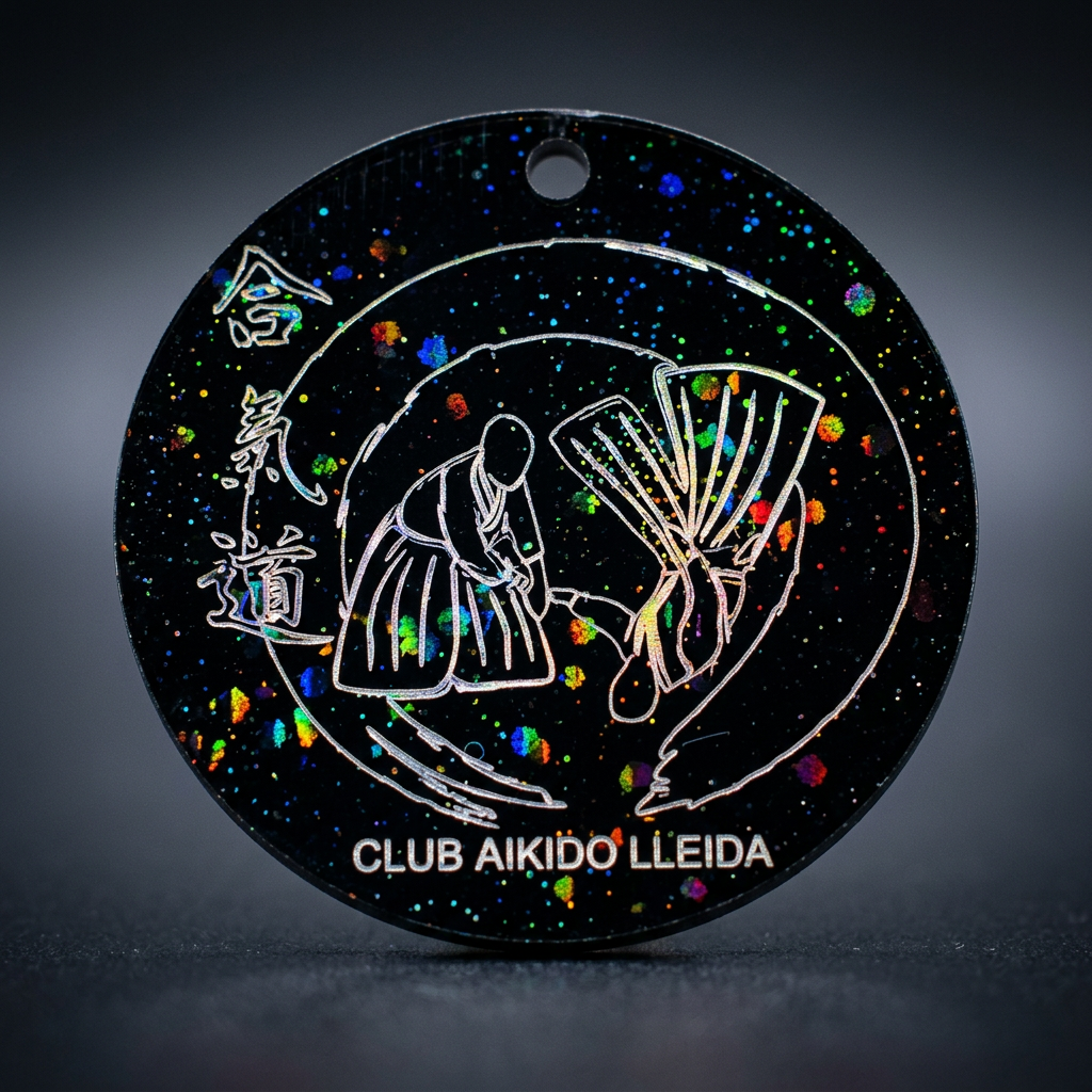 Medalla holográfica — Club Aikido Lleida